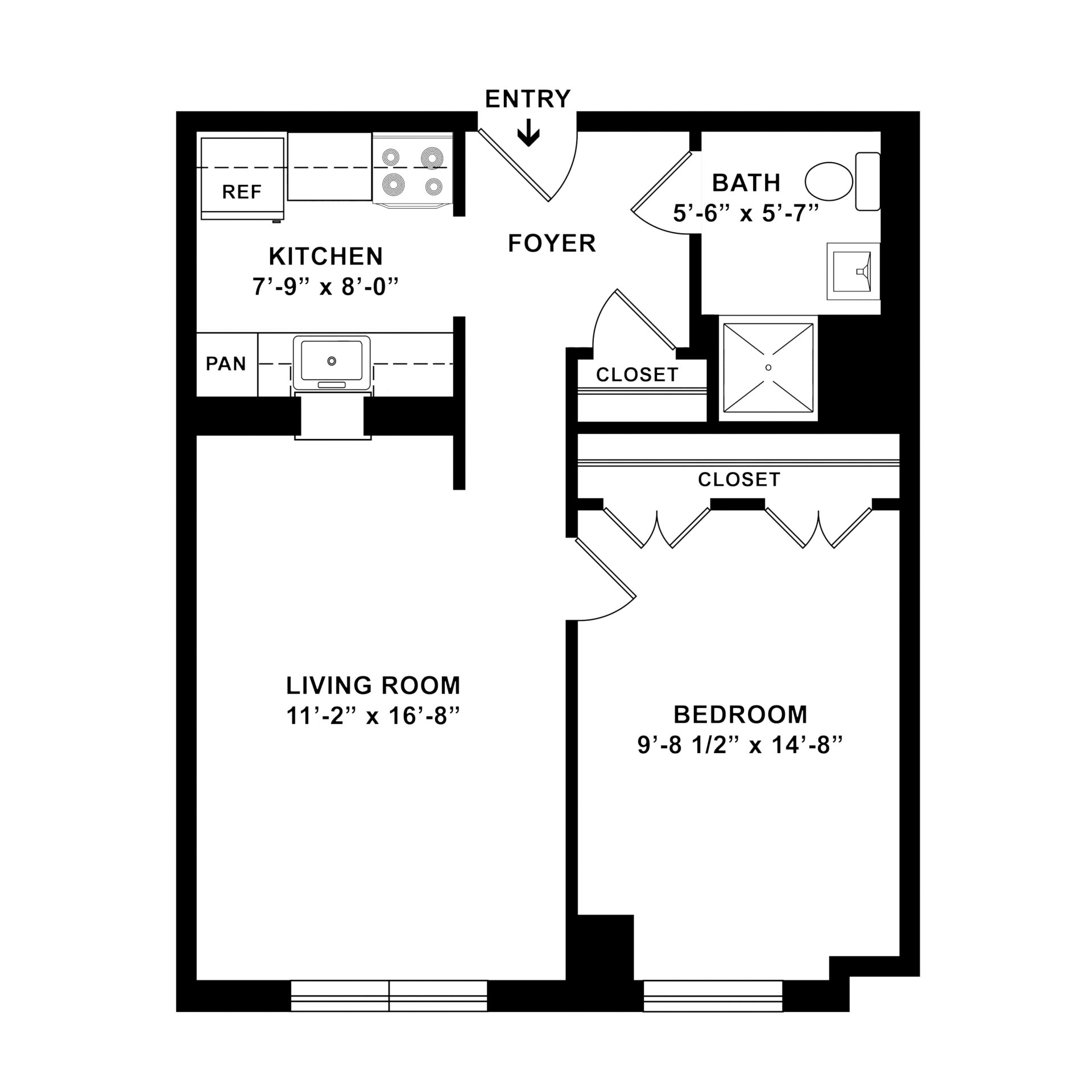 Apartment B 1 Bedroom 1 Bathroom at Weinberg Gardens Apartment B 1 Bedroom 1 Bathroom at Weinberg Gardens
